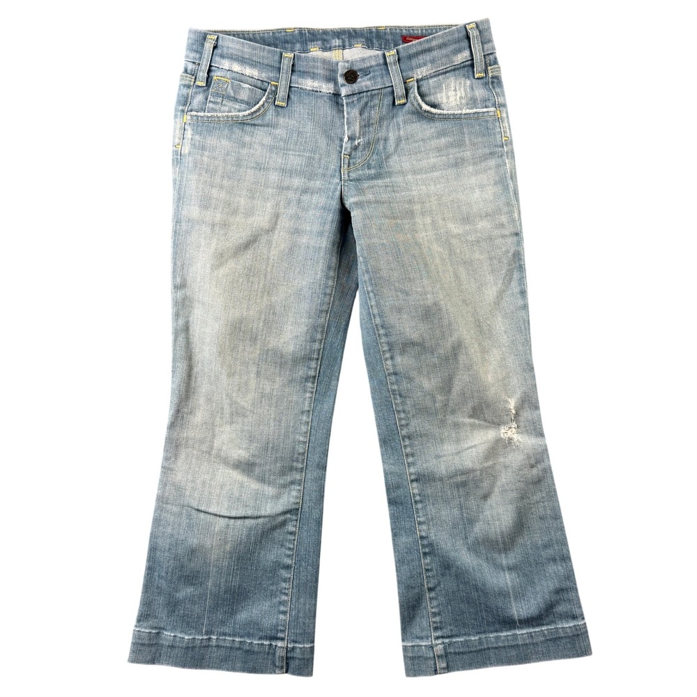 Citizens Of Humanity Light Wash Cropped Jeans